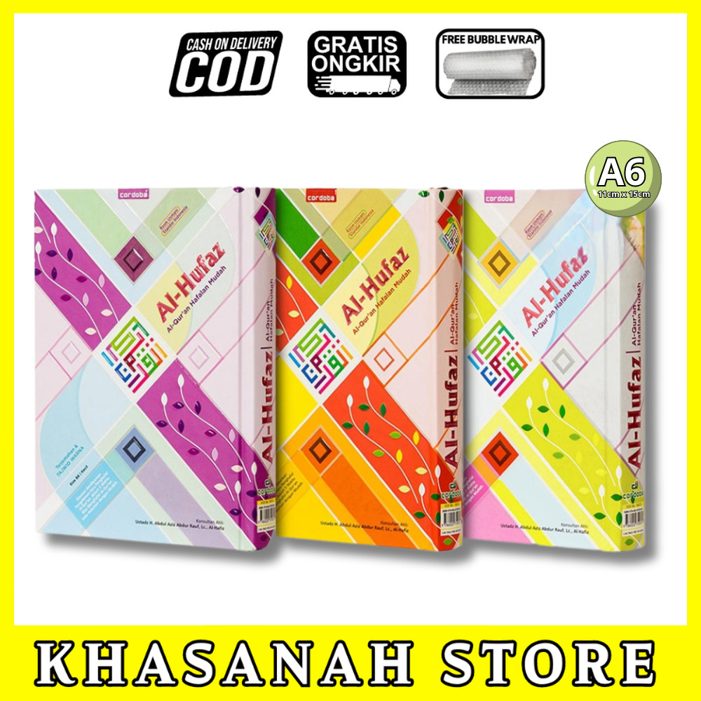 Al Quran Al Hufaz Millenial A6 HC Terjemah Tajwid Warna Alquran Al Hufaz A6 Hafalan Mudah HARDCOVER