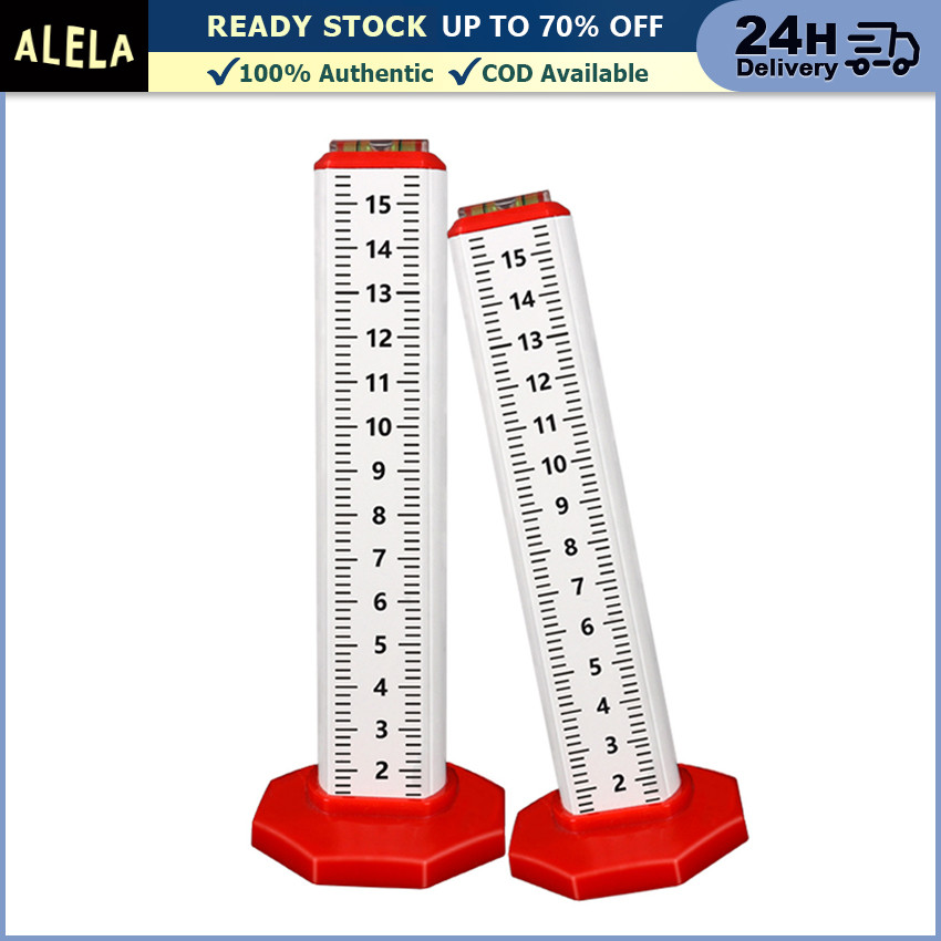Leveling Keramik Penggaris Tinggi Waterpass Tebal Aluminium Level Gauge Untuk Pasang Keramik Lantai 