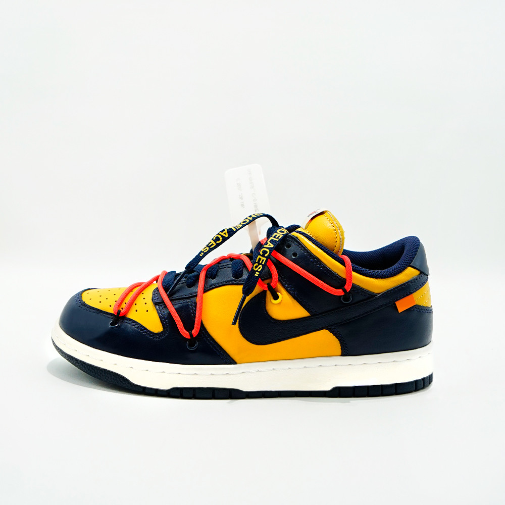 DUNK Low OffWhite Michigan ( 100% Authentic )
