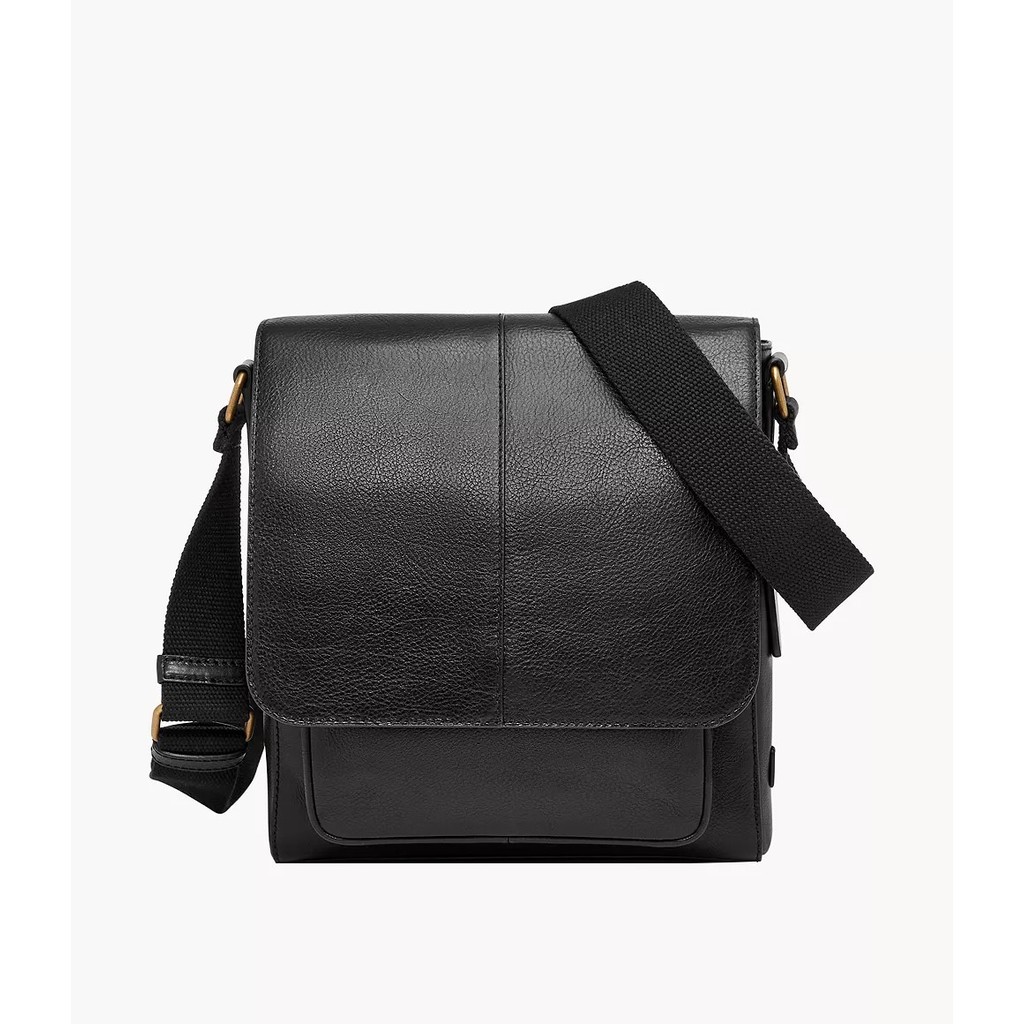 Fossil Kayden Courier Black Tas Selempang Pria SBG1324-001