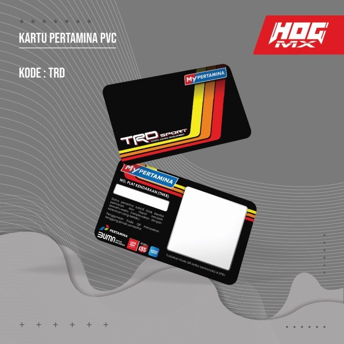 

Cetak Kartu My Pertamina TOYOTA TRD Custom Bahan PVC Print UV Awet Anti Air dan Tidak Luntur Kualitas Terbaik