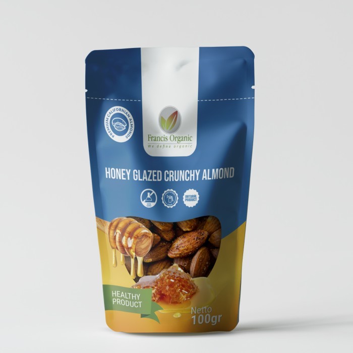 

Best Seller Honey Glazed Chrunchy Almonds - Pocket Size by Francis Organic