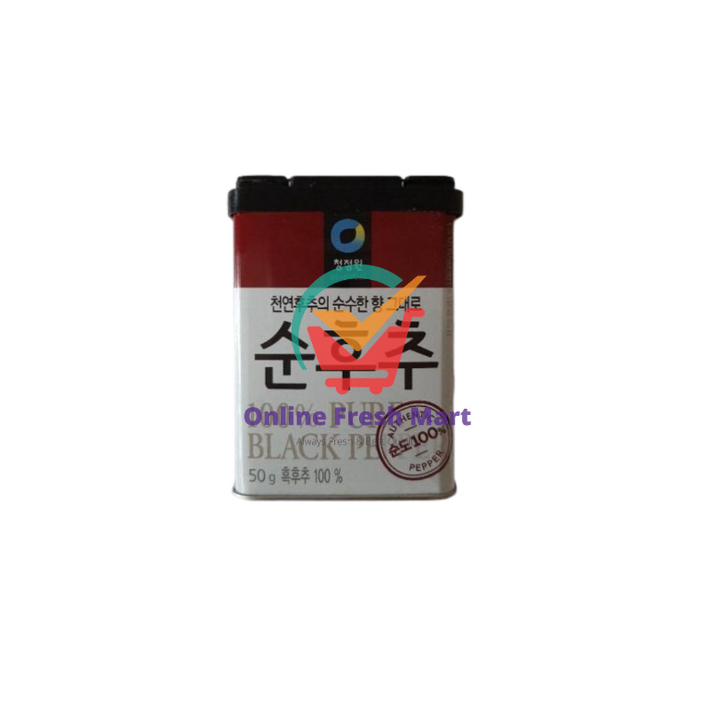 

Daesang Chung Jung One Pure Black Pepper Lada Hitam Korea Asli 50g - Online Fresh Mart Denpasar