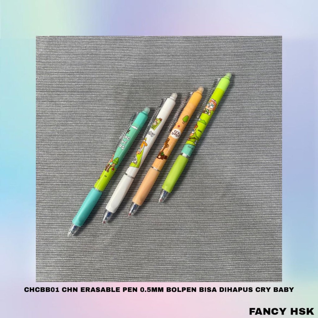 

CHN ERASABLE PEN BOLPEN BISA DIHAPUS CRY BABY CHCBB01