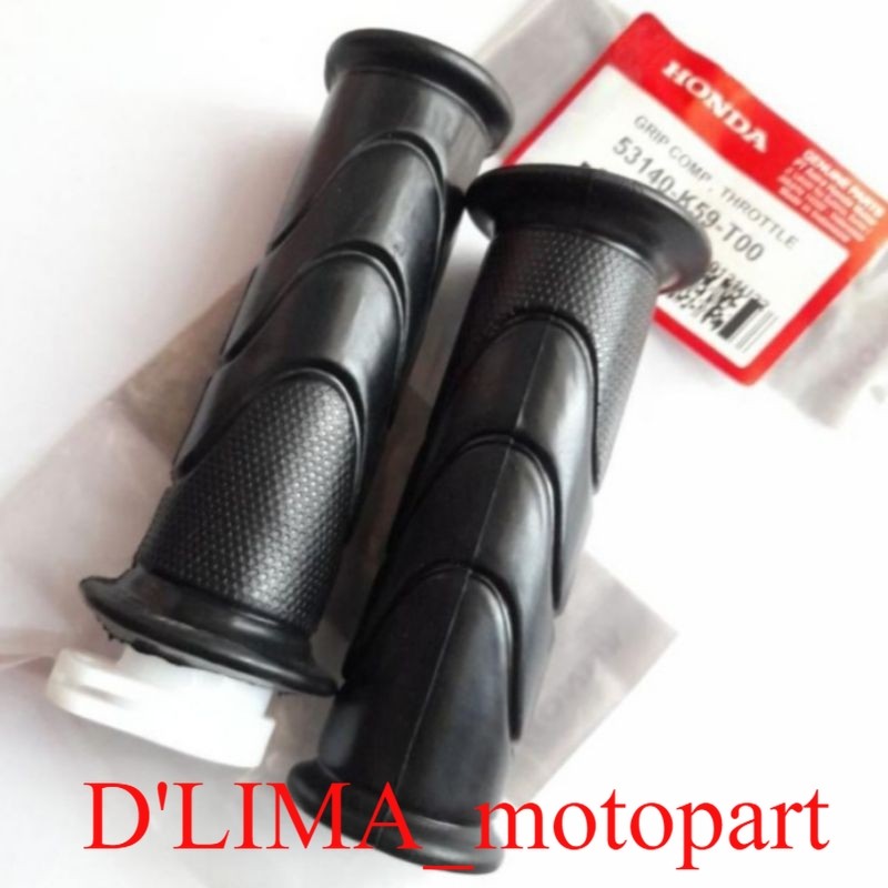 SEPASANG HANDGRIP KANAN KIRI VARIO 125 VARIO 150 HANDGRIP 1SET VARIO K59