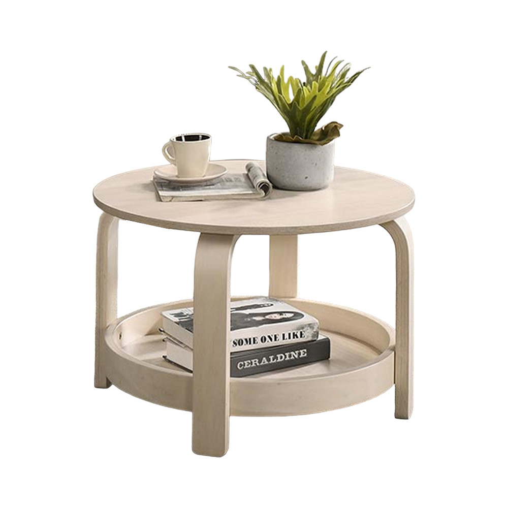 Informa Milie Meja Tamu Round Coffee Table Meja Ruang Tamu Serbaguna Meja Sofa Furniture Rumah Aesth