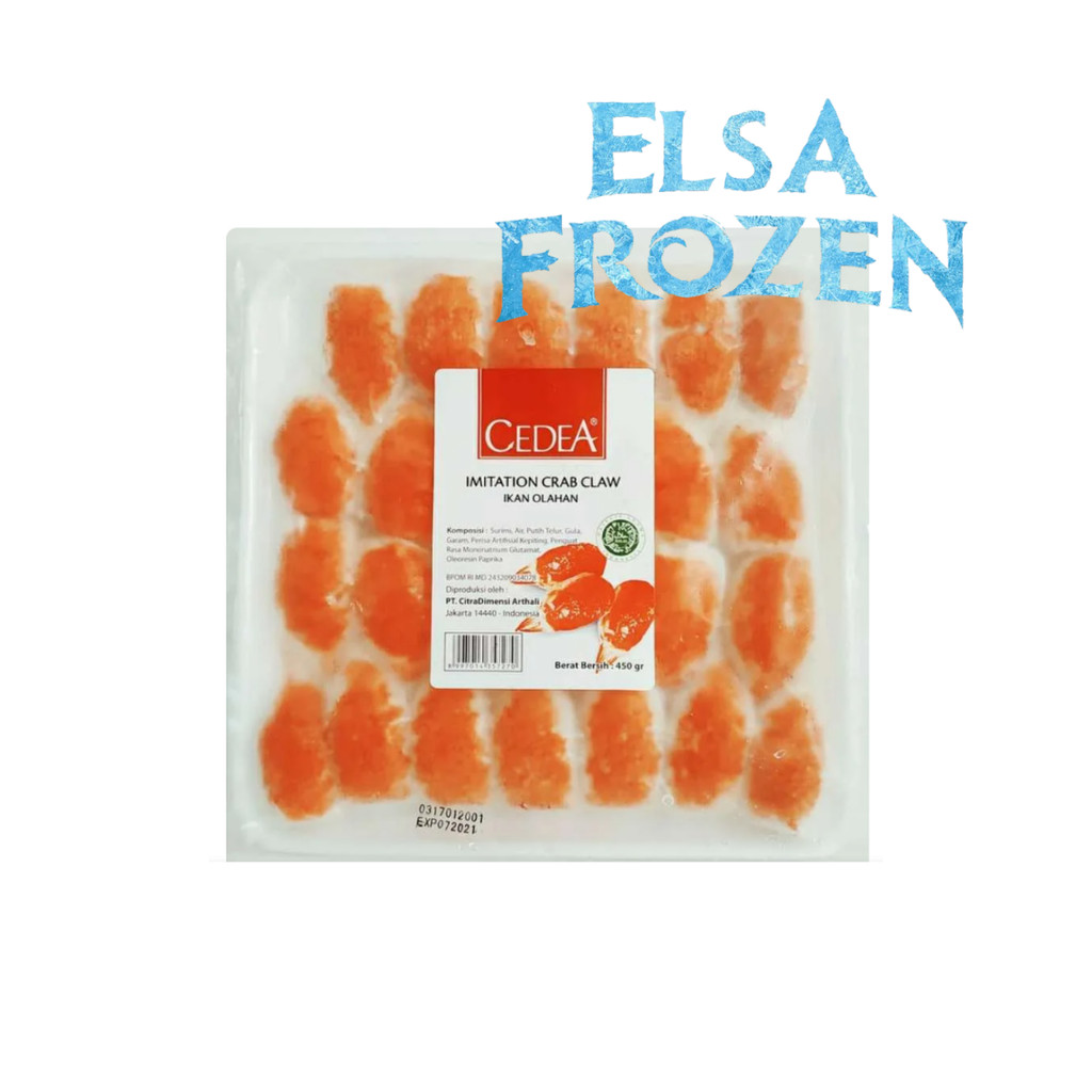 

CEDEA IMITATION CRAB CLAW 450GR IKAN OLAHAN