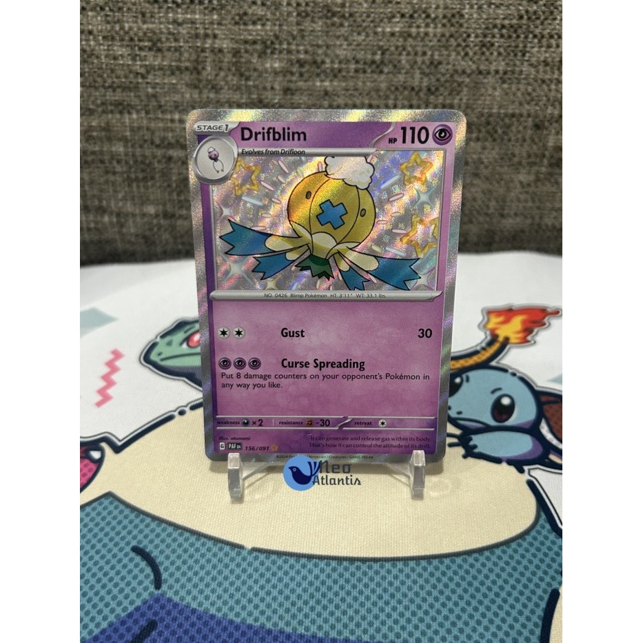 Pokemon TCG English Drifblim - 156/091 - Shiny Rare Scarlet & Violet: Paldean Fates