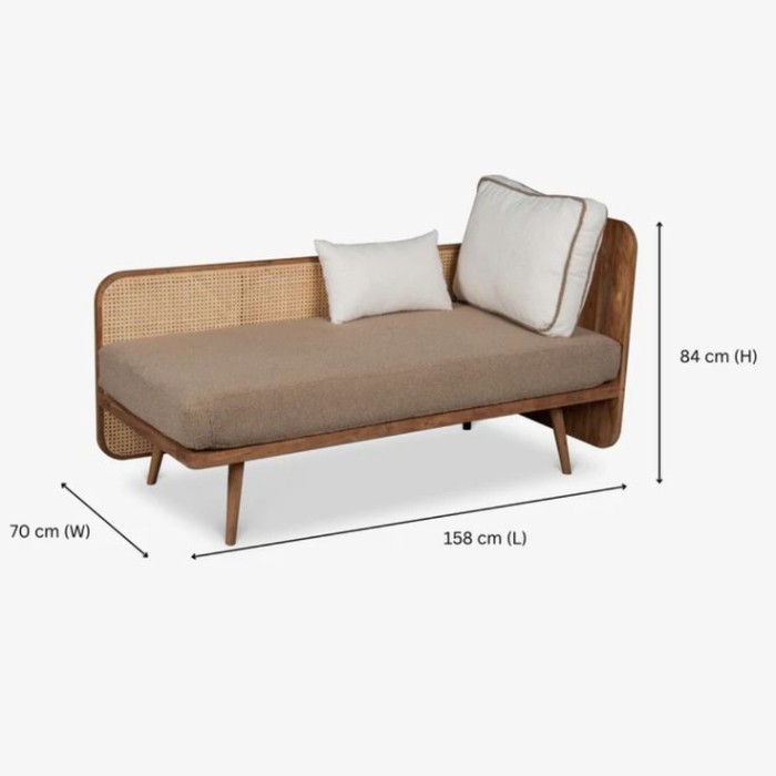 ikiku daybed sofa rotan jati | Mebel Jepara