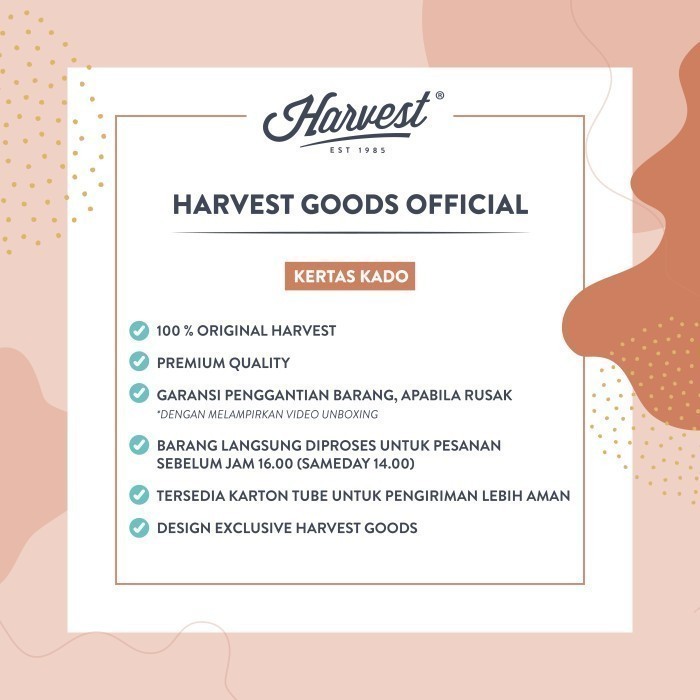 

RK Kertas Kado Natal Harvest / Wrapping Paper Xmas Glory - Red