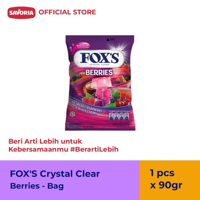 

FOX'S Berries Bag - Permen Rasa Beri 90g