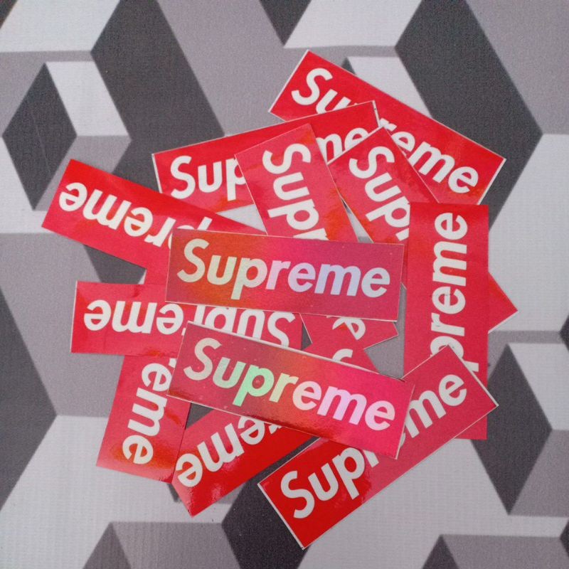 sticker SUPREME HOLOGRAM LAMINASI
