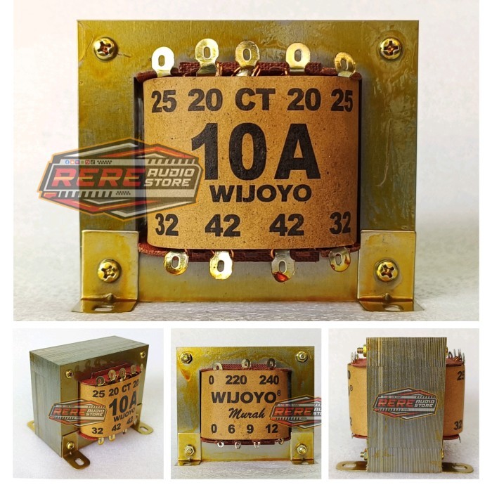 Travo Wijoyo 10A Kecil CT 42V / Trafo 10 Amper CT 42 Volt Tembaga Murni