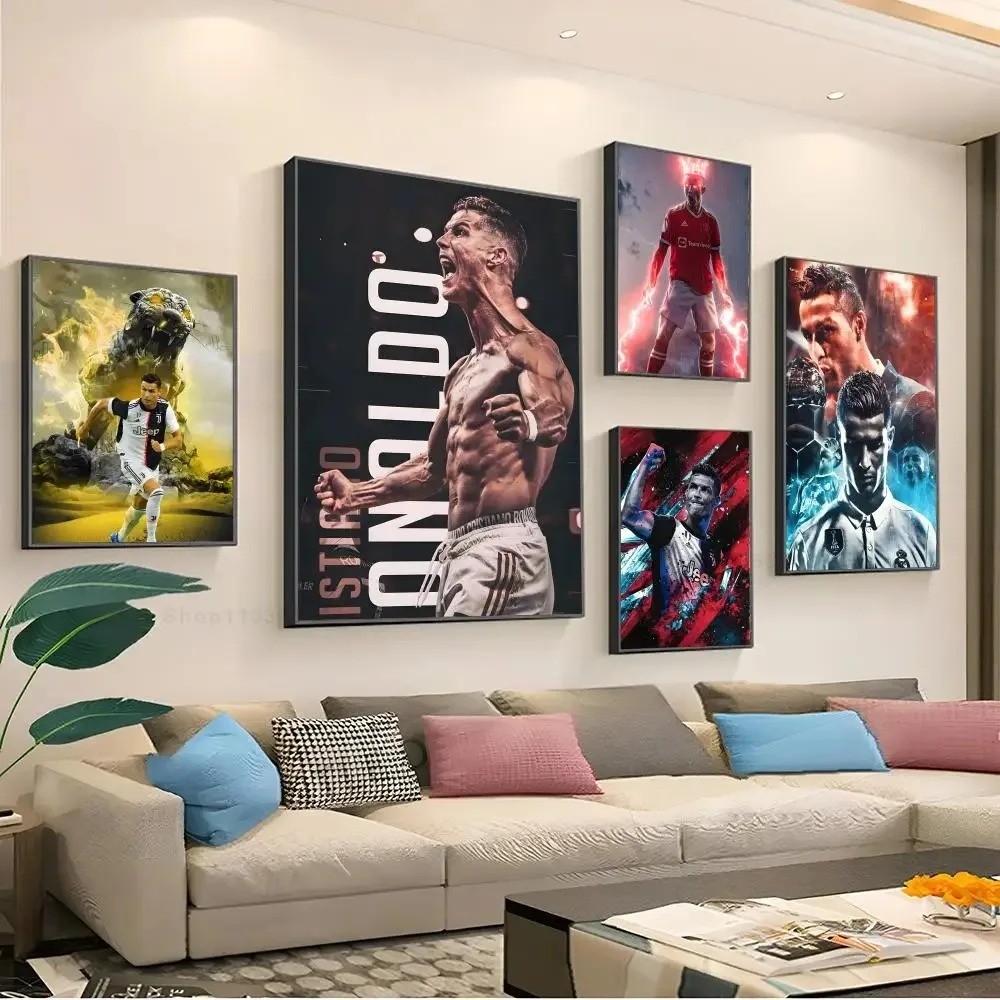 

Cristiano Ronaldo Canvas Painting Home Living Room Bedroom Entrance Bar Restaurant Cafe Art Painting Decoration