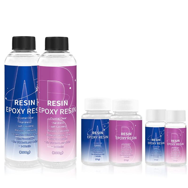 

1:1 Crystal Clear Epoxy Resin Kit Bubbles Free & High Gloss Art Resin Supplies for Coating and Casting Craft DIY Jewelry Making