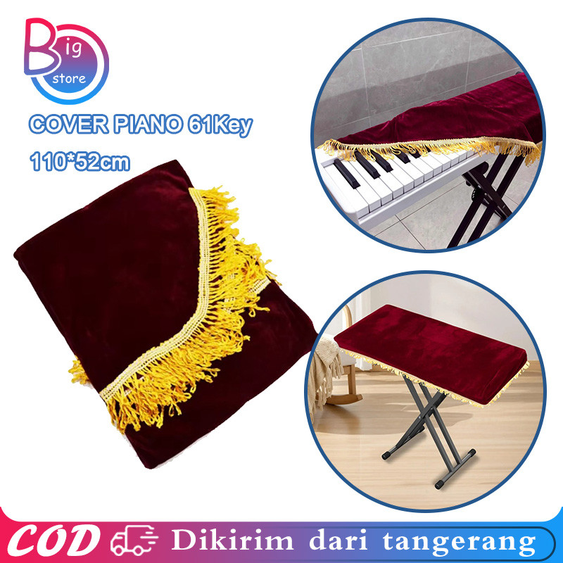 Pelindung Piano 61 Keys Piano Cover Penutup Piano 110 X 52cm Cover Piano Digital