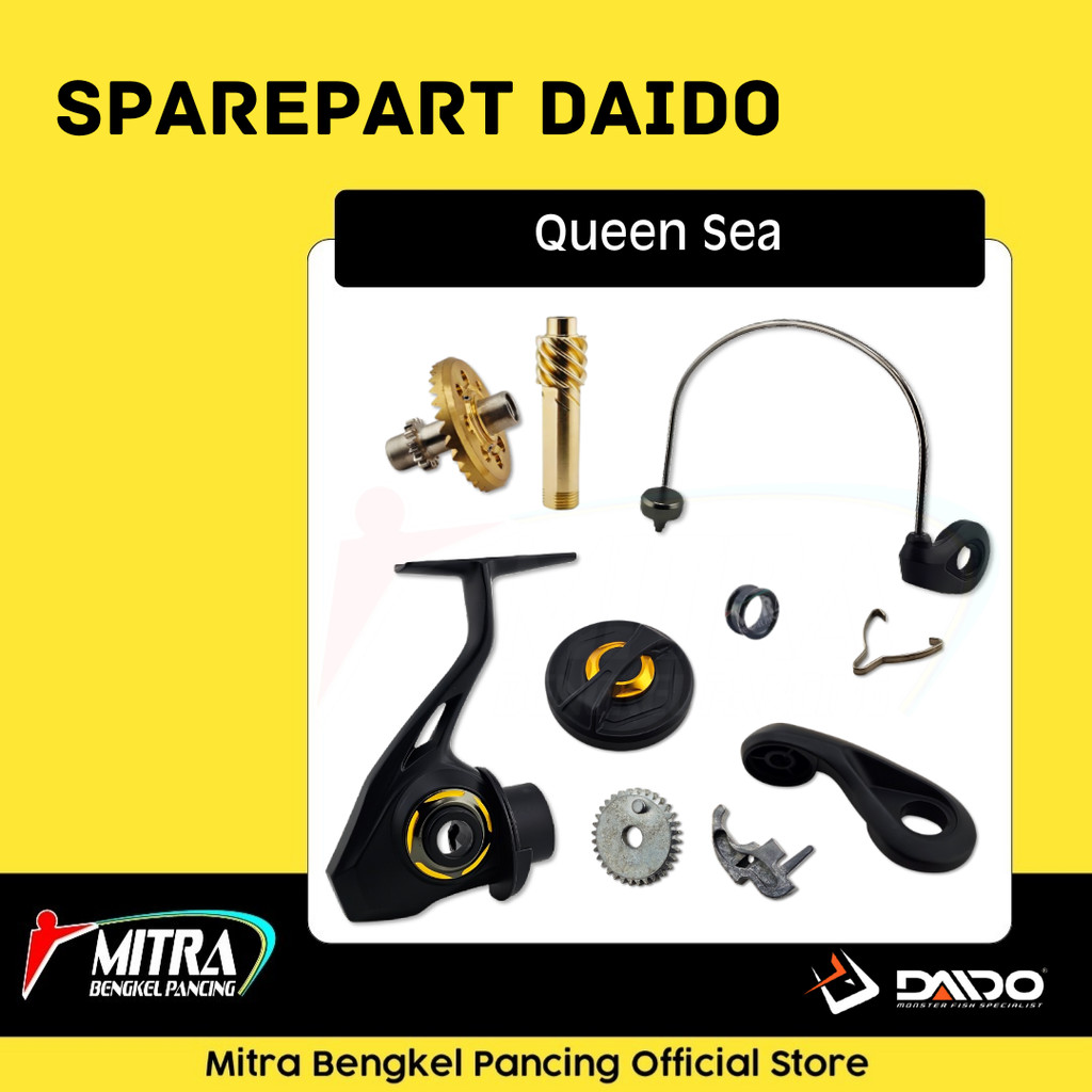 Sparepart Daido Queen Sea 4000 6000 8000 Sparepart Reel Pancing