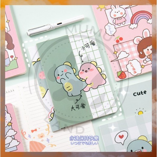 

ML PROMO Korea Diary Book Motif Karakter A5 Size / Catatan Harian Kecil NoteBook Ukuran A5 Sekolah