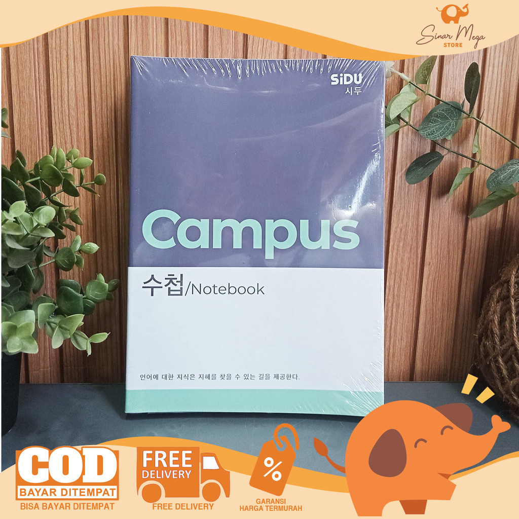 

SIDU Buku Tulis Big Boss Boxy Campus Korean Edition DIJUAL PAK ISI 5 Buku Murah