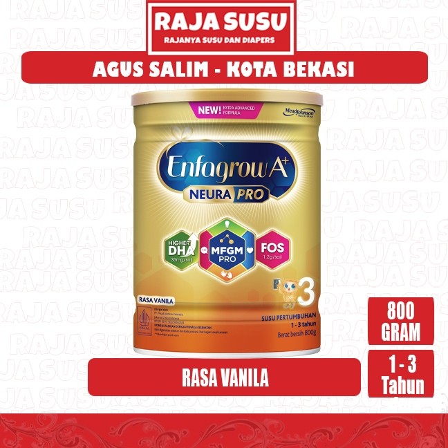 ENFAGROW A+ 3 VANILA 800 GR - RAJA SUSU Premium