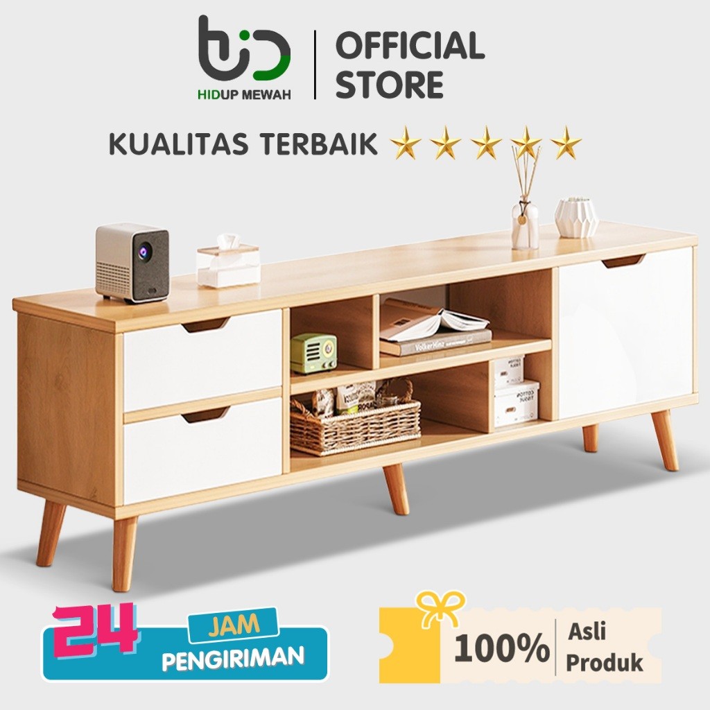Hidup Mewah  Meja TV kayu TV Rak Tv Minimalis Bufet Tv Minimalis Kayu Modern Tv Rak