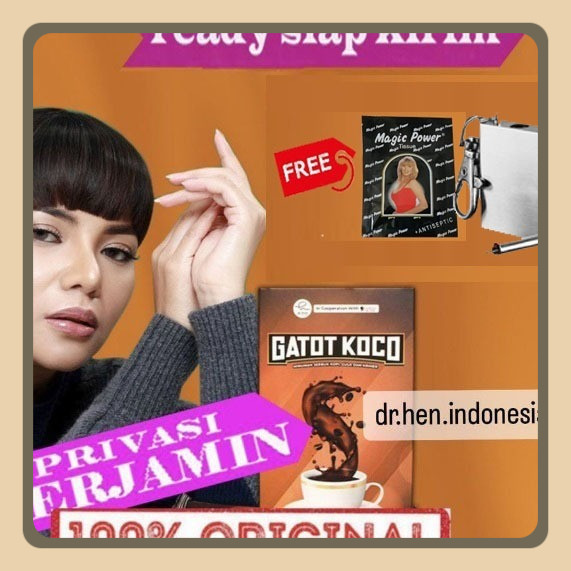 

dR HEN - Kopi Gatot Koco Exp 0227 ( 1 BOX = 5 SACHET )