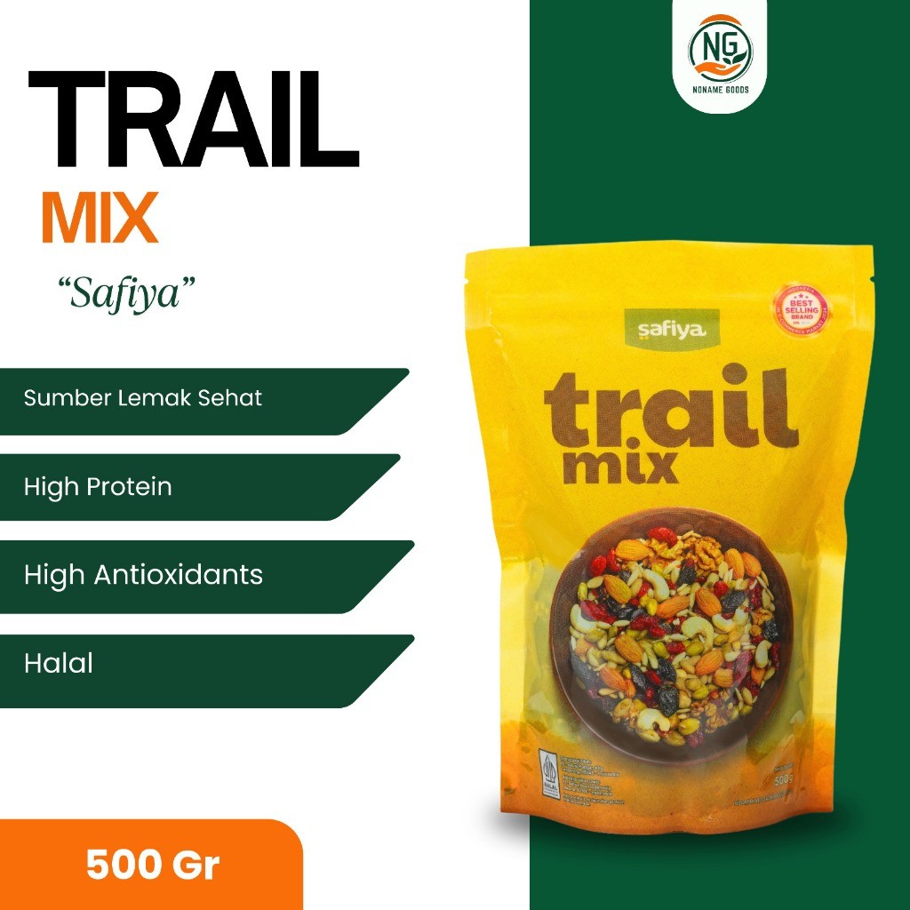 

TRAIL MIX SAFIYA 500 GR BERRY NUT ORGINAL/SNACK DIET