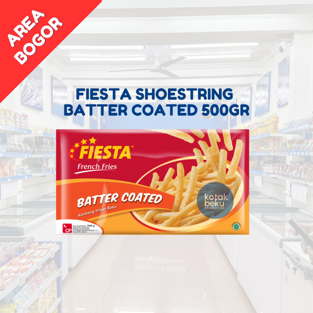 

FIESTA SHOESTRING BATTERCOATED 500GR