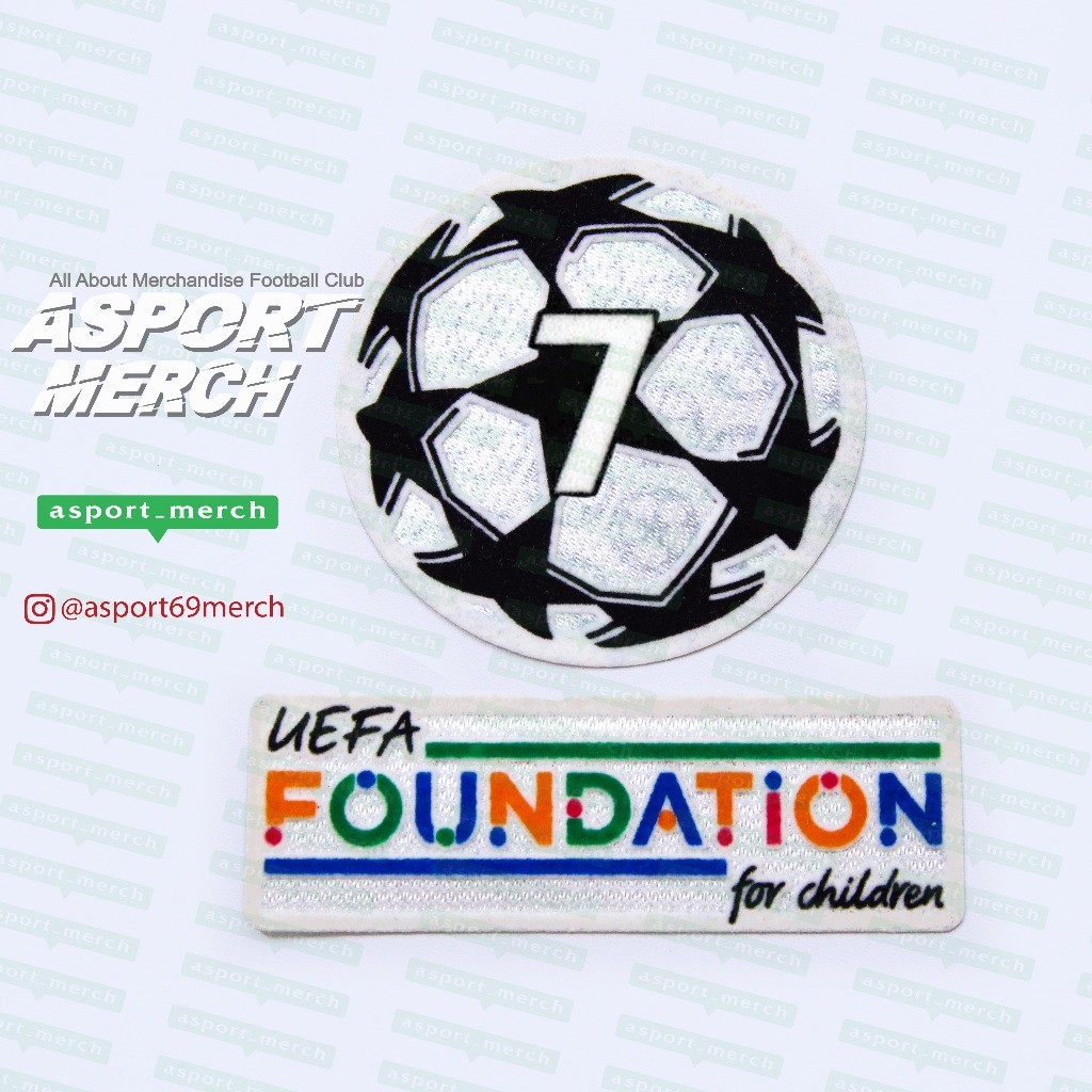 ASPORT PATCH AC MILAN UCL UEFA CHAMPIONS LEAGUE