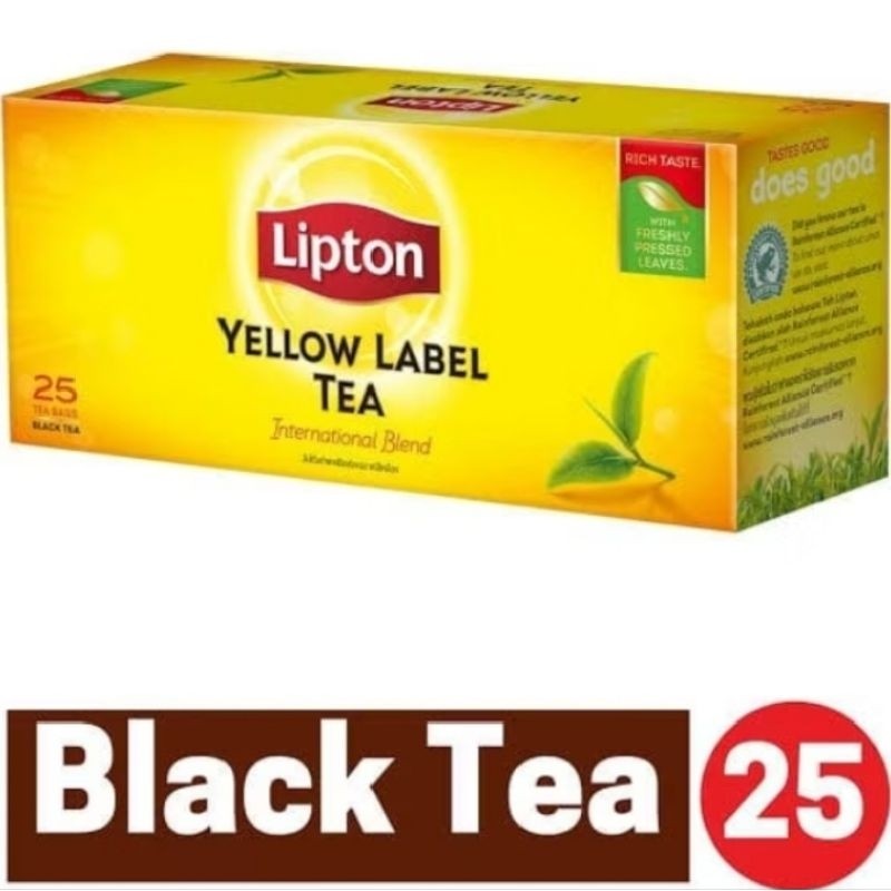 

Lipton Yellow Label Black Tea Isi 25 Tea Bags - ARM