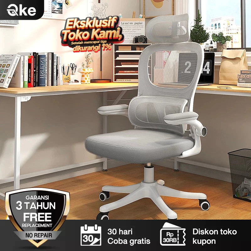 

Kursi kantor Kursi gaming Kursi santai Kursi Ergonomis Kursi Komputer dengan penyangga pinggang sandaran tangan