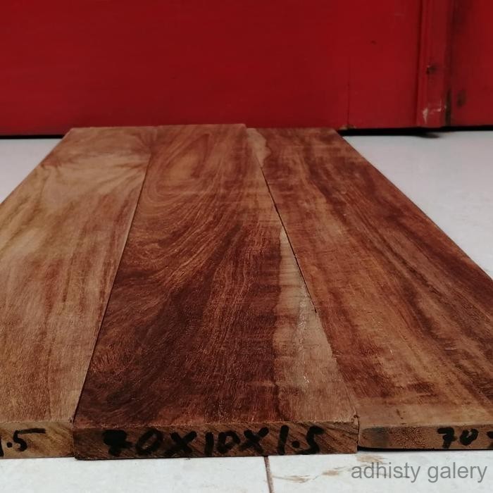 Papan Kayu Jati Perhutani Asli 70X10X1.5cm