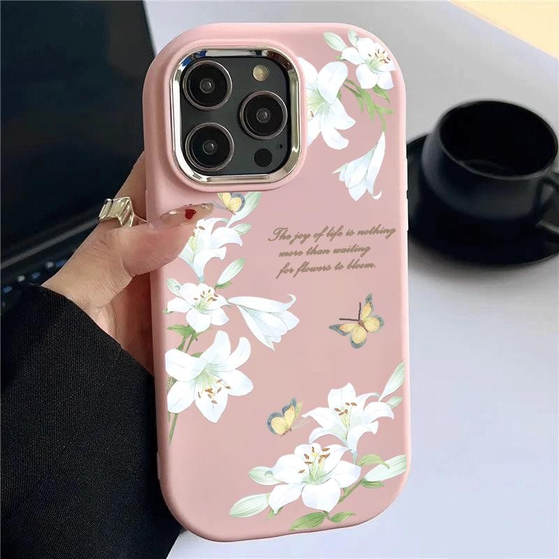 Case For Samsung A32 5G A34 M32 Silicon TPU Anime Green Butterfly Colorful Cover