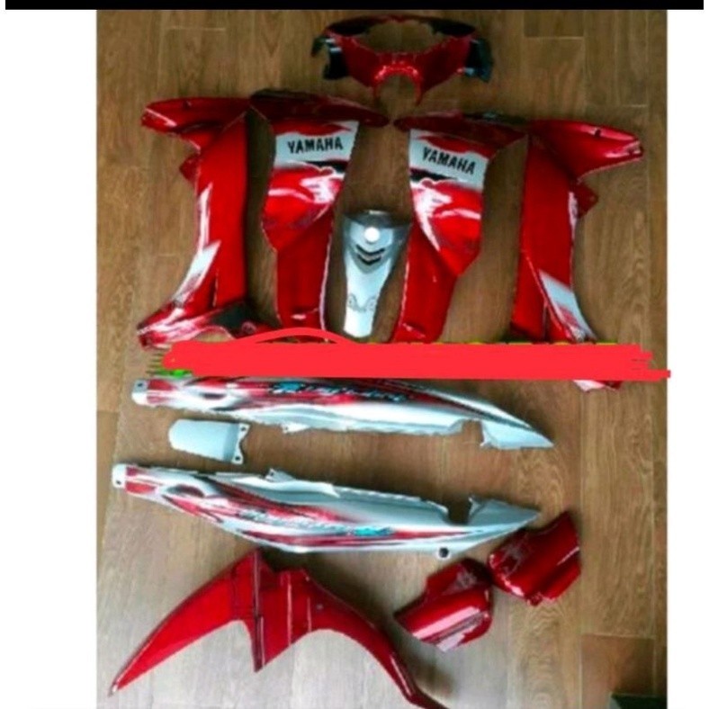 PROMO Full Set Body  bodi  Halus Jupiter Z Burhan,Waran -Biru Hitam Silver merah BAHAN TEBAL MIRIP O