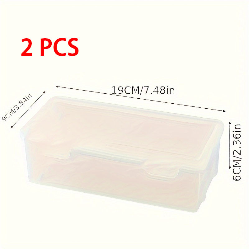 

1/2 PCS Pencil Case Box PP Pencil Box Multi-function Stationery Organizer School Supplies for Office Pen Box Kits Sacs Pen Box