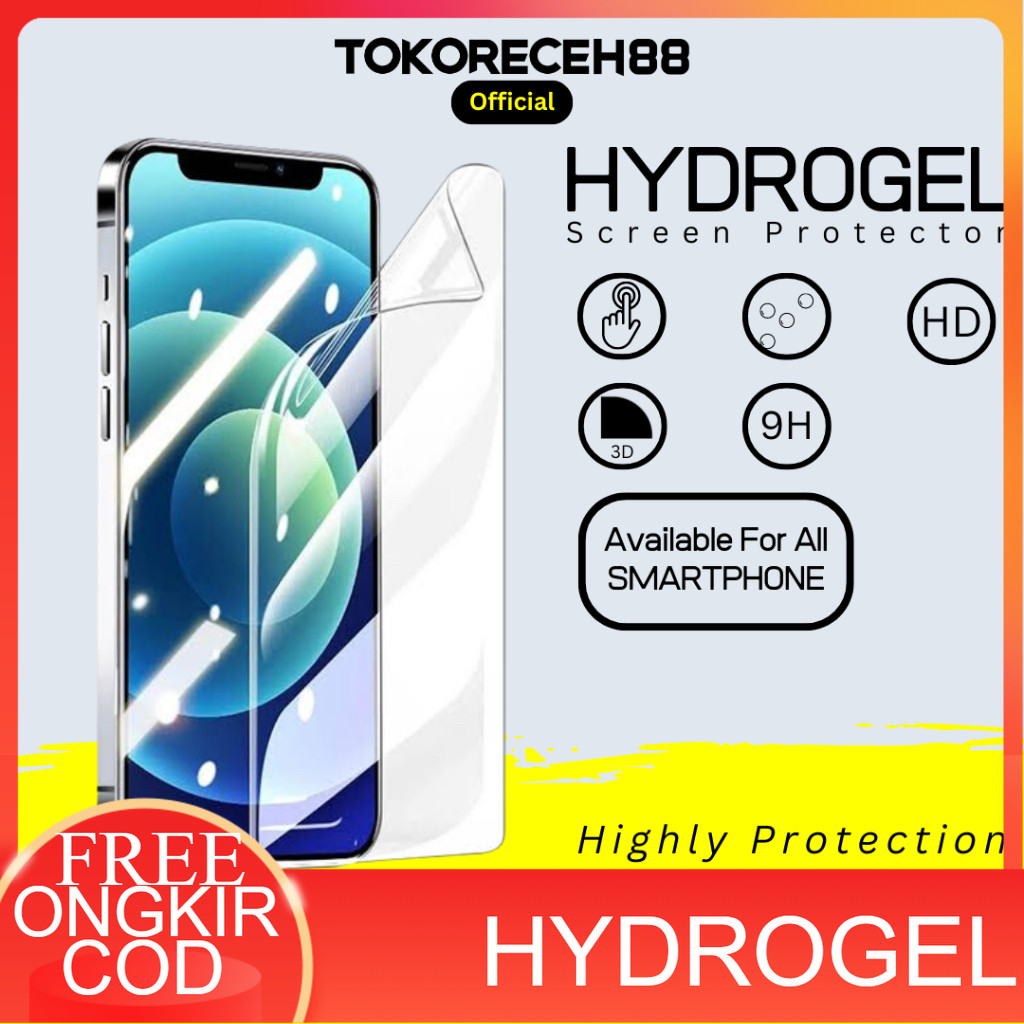 Antigores Hydrogel Samsung A22 A32 4G 5G A52 A52s A72 Full Cover Hybrid Pro Glass Screen Protector A