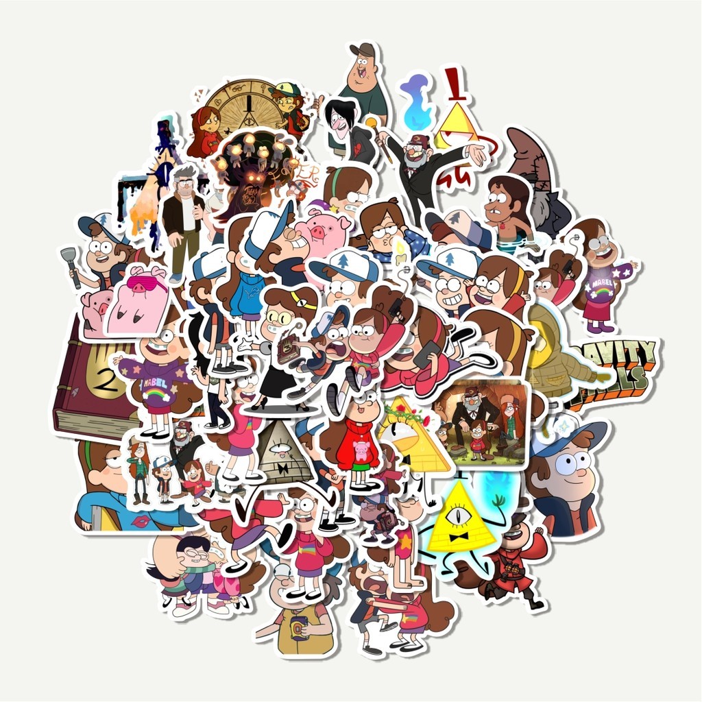 

Sticker Pack Sticker Kartun Gravity Falls | Sticker TUMBLR | Stiker LAPTOP KOPER HELMP