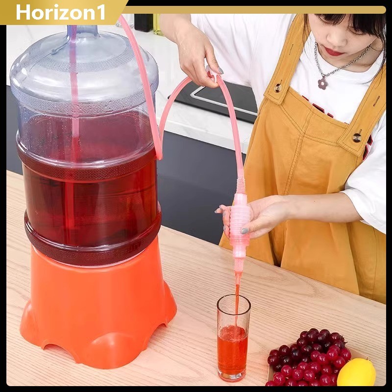 Pompa anggur food grade, tabung silikon minuman anggur, filter siphon, dan pengubah air