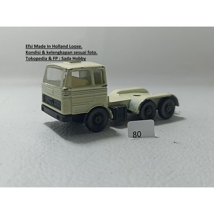 IP3... Vintage EFSI Camion Mercedes Dump Truck Holland Unit Only 2ND