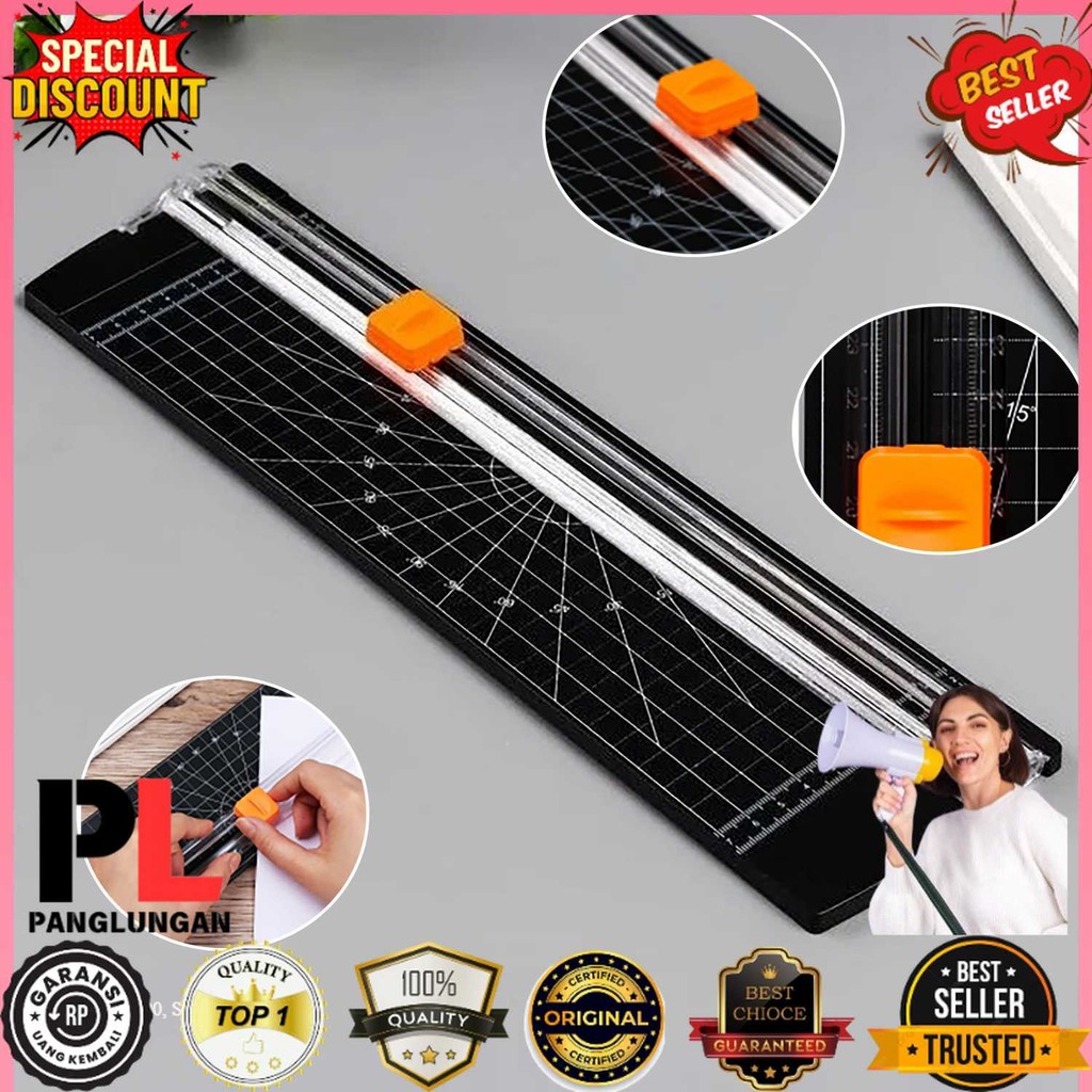 

YOAI Paper Trimmer Cutter Portable Alat Pemotong Kertas A4 - Y-33