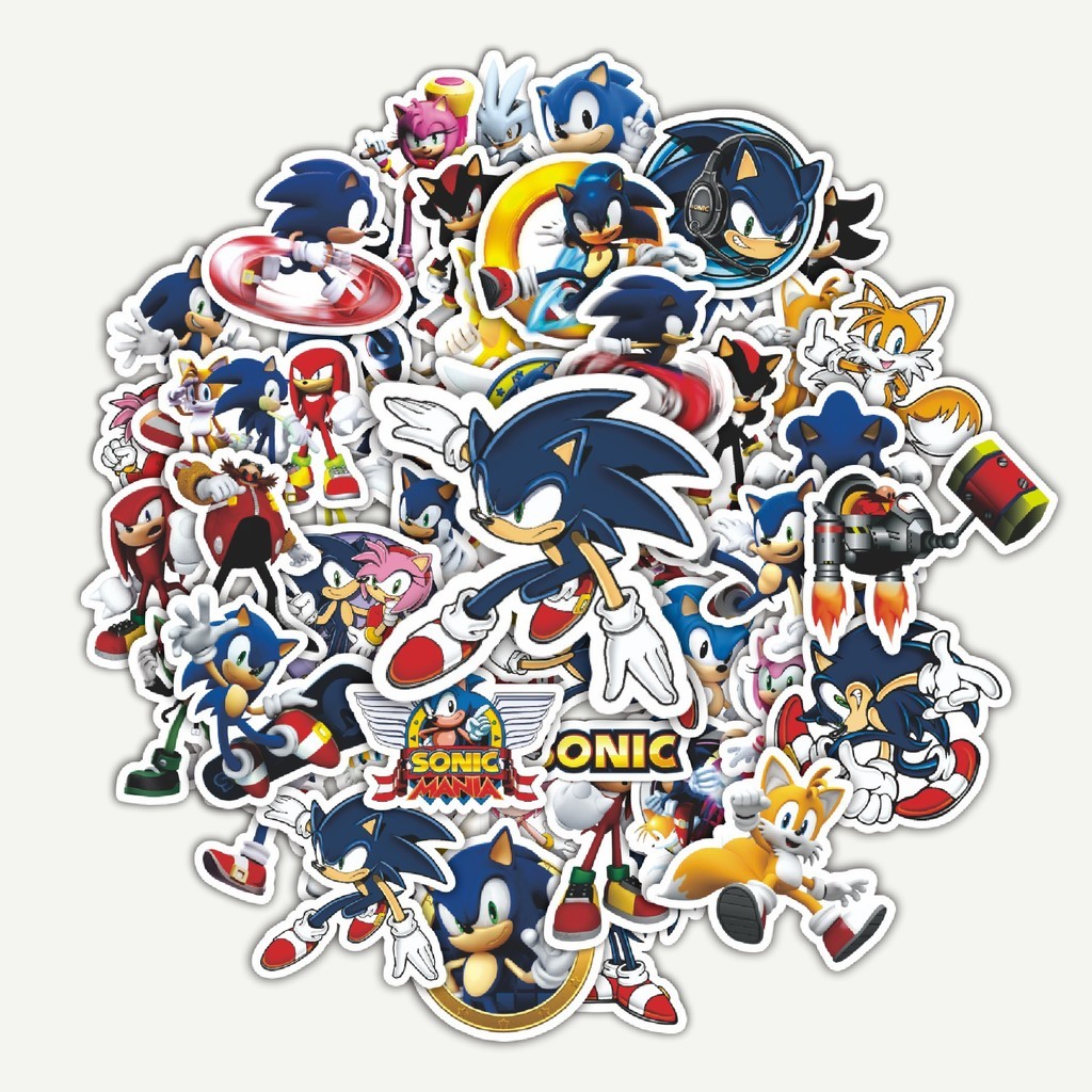

Sticker Pack Stiker Kartun Sonic the Hedgehog | Sticker TUMBLR | Stiker LAPTOP KOPER HELM