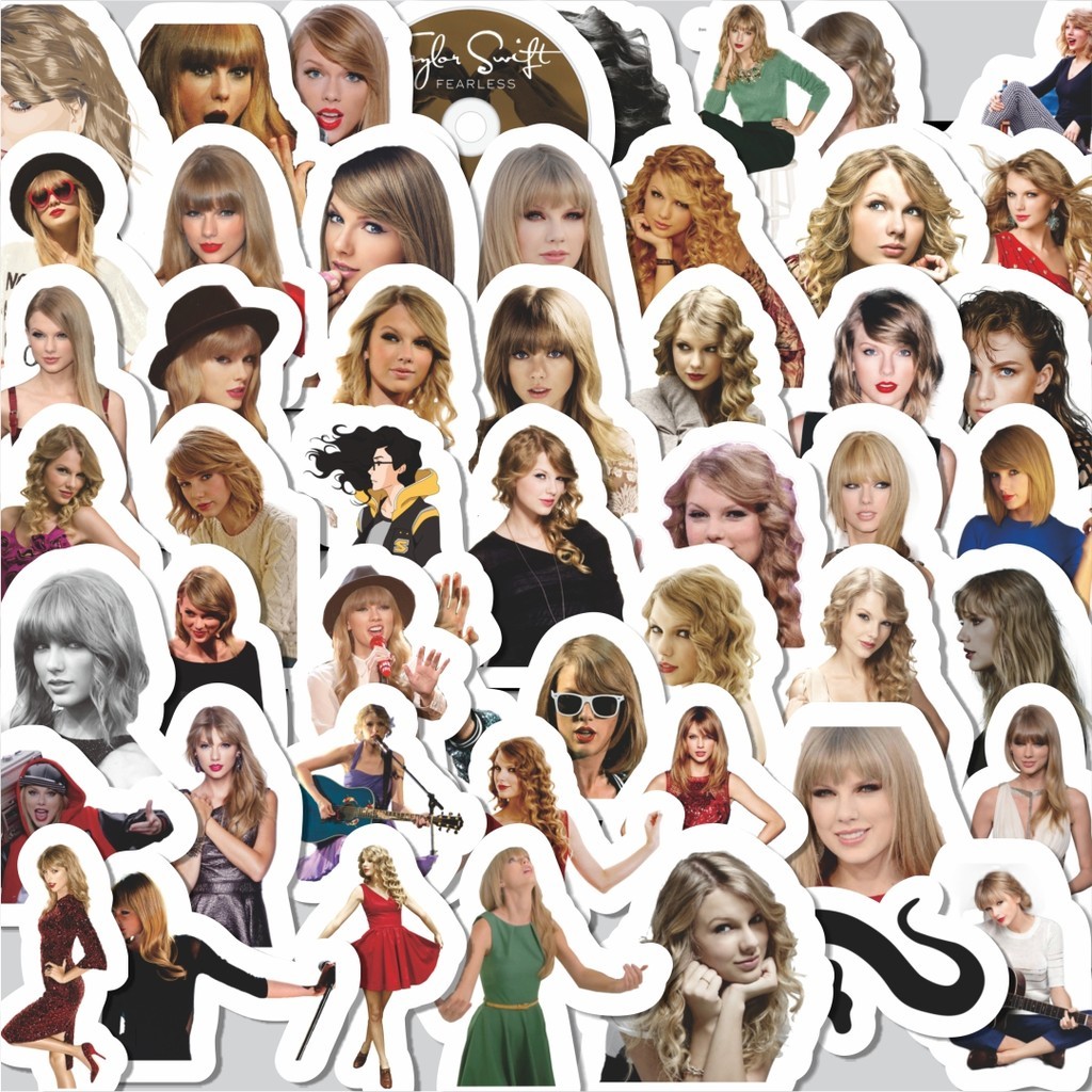 

Stiker Cutting Pack Sticker Taylor Swift Sticker Isi 100Pcs Series Aesthetic Lucu Keren Untuk Koper Bahan Vynil
