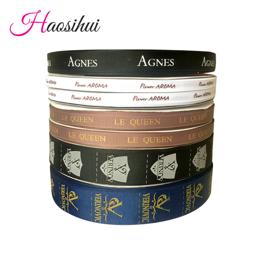 

6mm-75mm New Ribbon Cheap Grosgrain Personalized Favors Printed Ribbon for Party Wedding Decoration 100 yards/lot