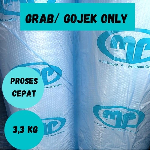 

Bubble Wrap Mulia Pack 3.3 kg Murah (Bening) Grab Gojek Only