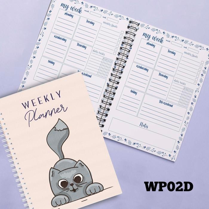 

Artomaringi Buku Weekly Planner BELI 2 Buku GRATIS 1 PEN GEL WP02 - WP02A, Stepless 30lbr