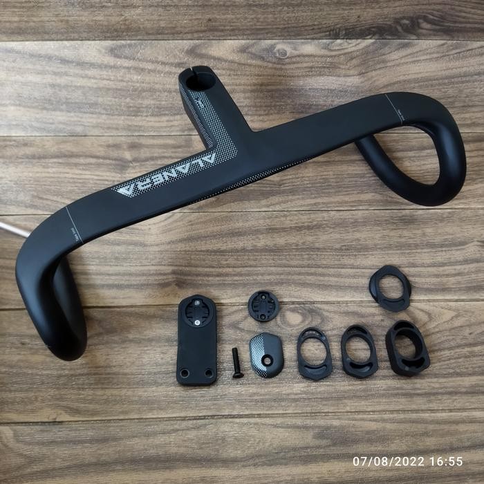 READY Deda Alanera Carbon Dropbar Roadbike Integrated Stem Black - 40 cm - 400x100