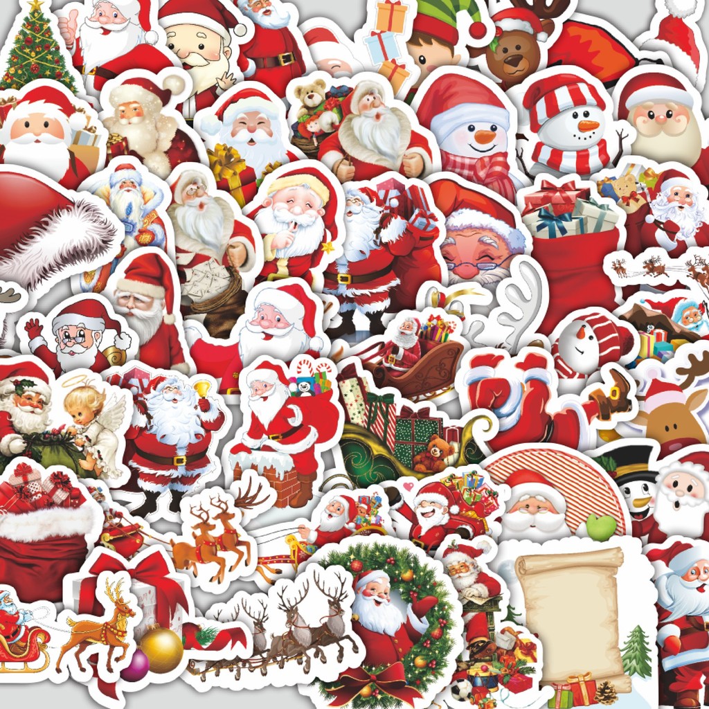 

Stiker Cutting Pack Stiker Funny Santa Claus Series Isi 100Pcs Series Aesthetic Lucu Keren Untuk Koper Bahan Vynil