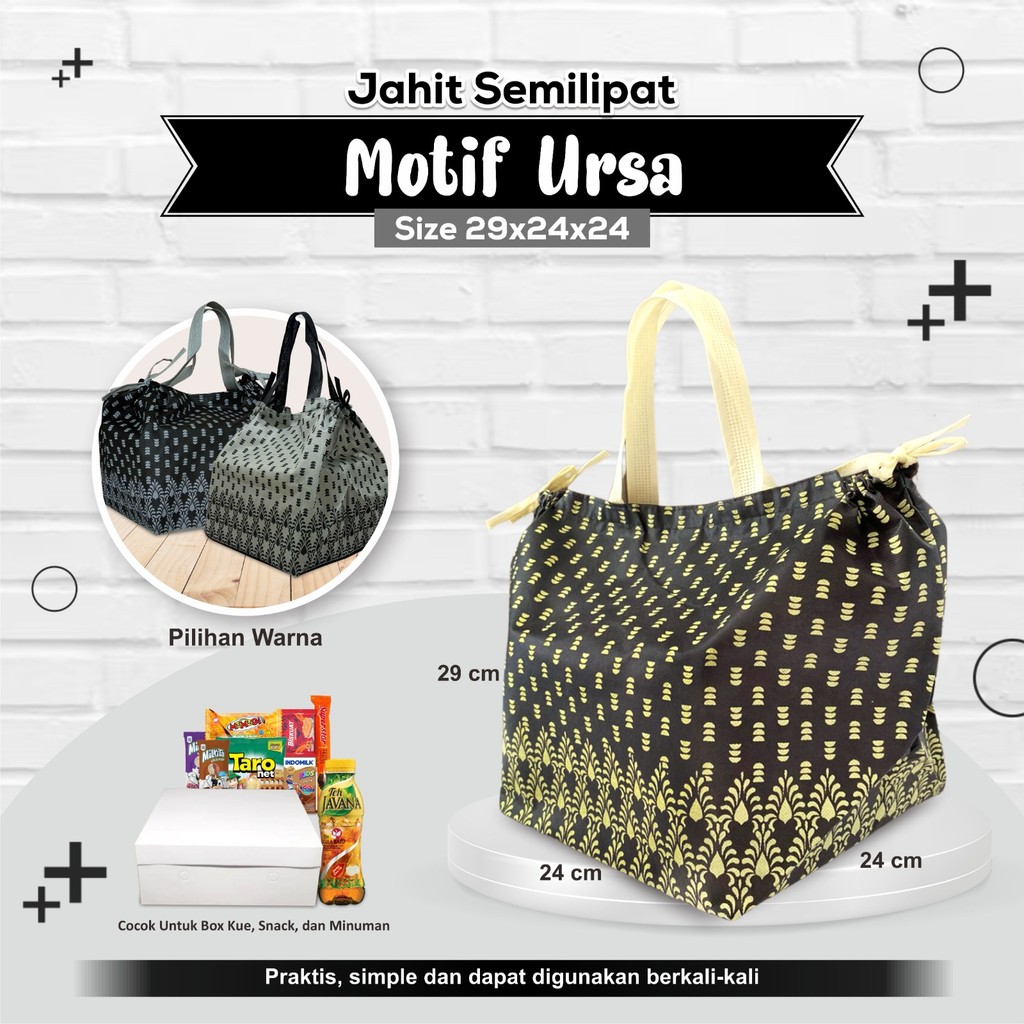 

[LUSINAN] Tas Box Nasi Tas Hajatan Tas Kotak Nasi 22x22 Tas Tasyakuran Tas Hajatan 29x24x24