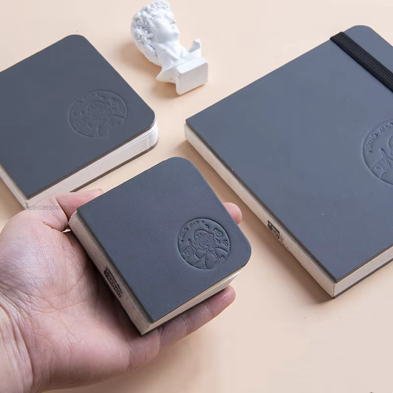 

Travel-Ready Watercolor Sketchbook 300g Mini Leather-Bound Medium-Textured Paper Portable Art Journal for Students and Artists