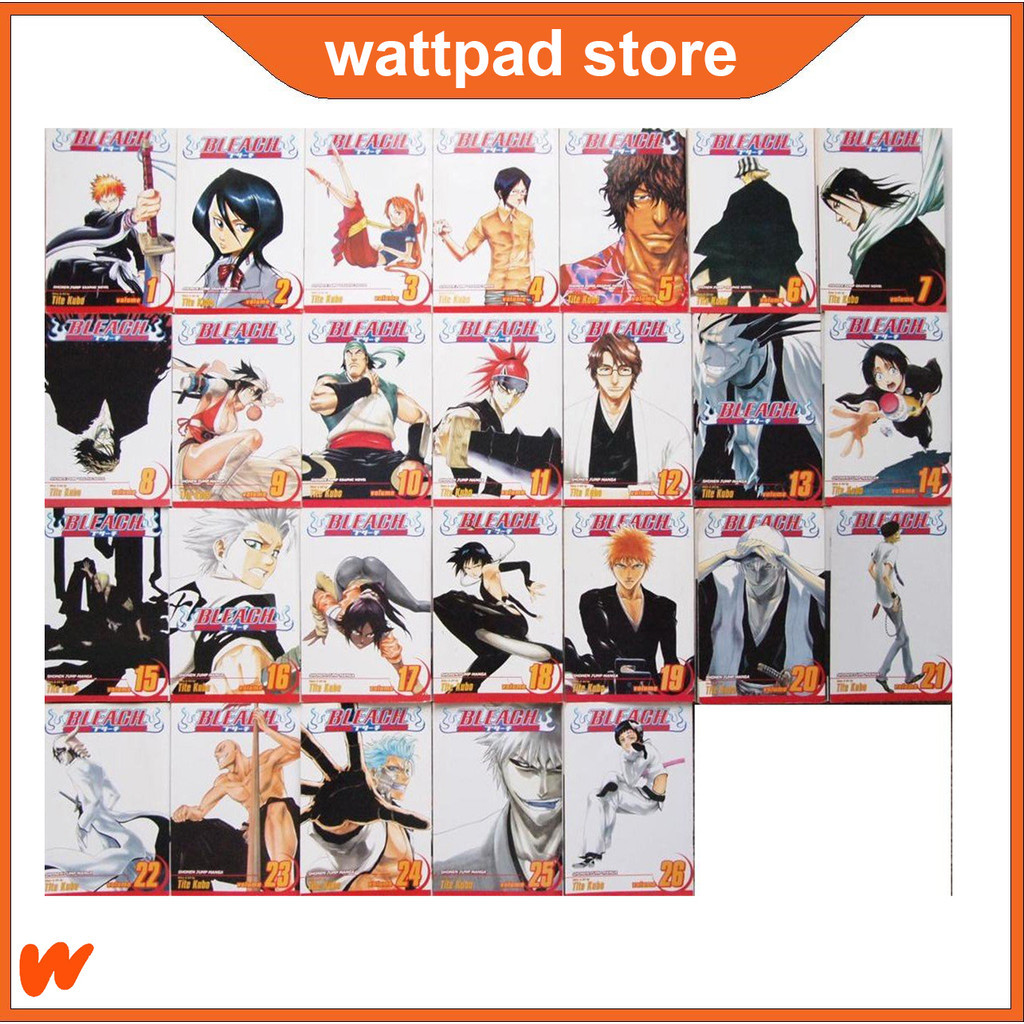 Komik Manga Bleach, 74 Books series (Engllish)